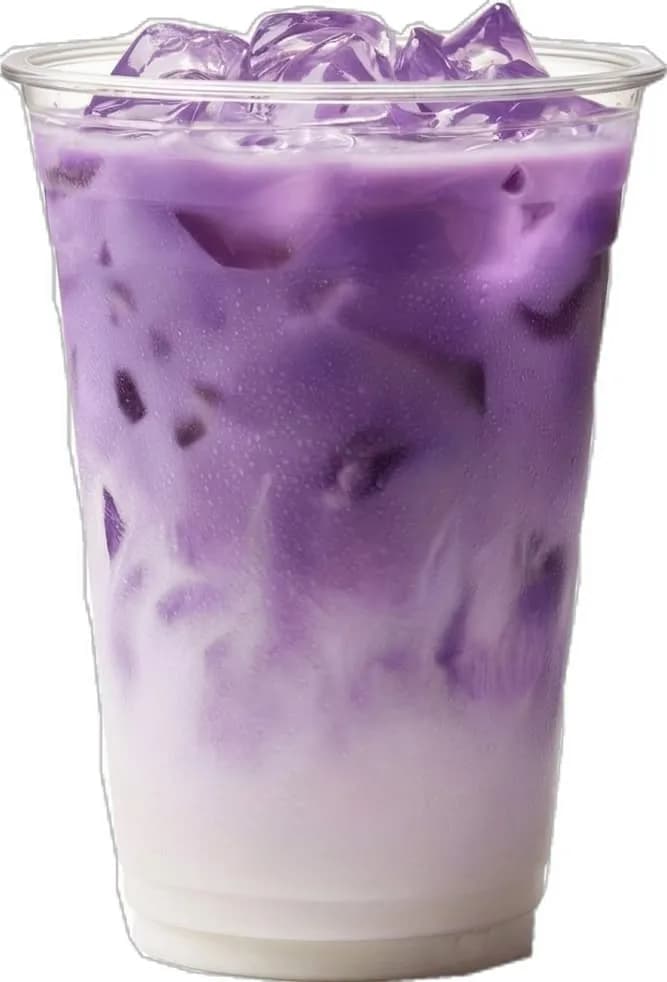 Taro latte 1