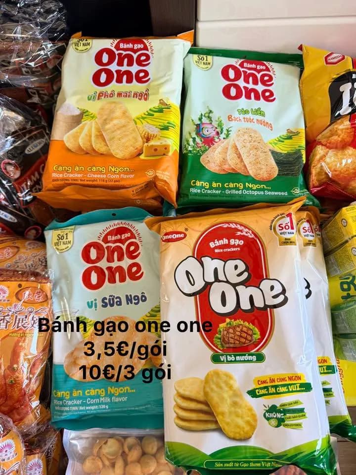 Bánh gạo one one (3 gói) 1