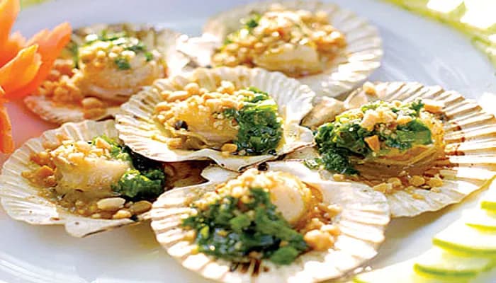 Sò điệp nướng mỡ hành (1st)