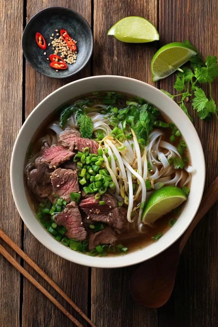 Phở bò tái 1