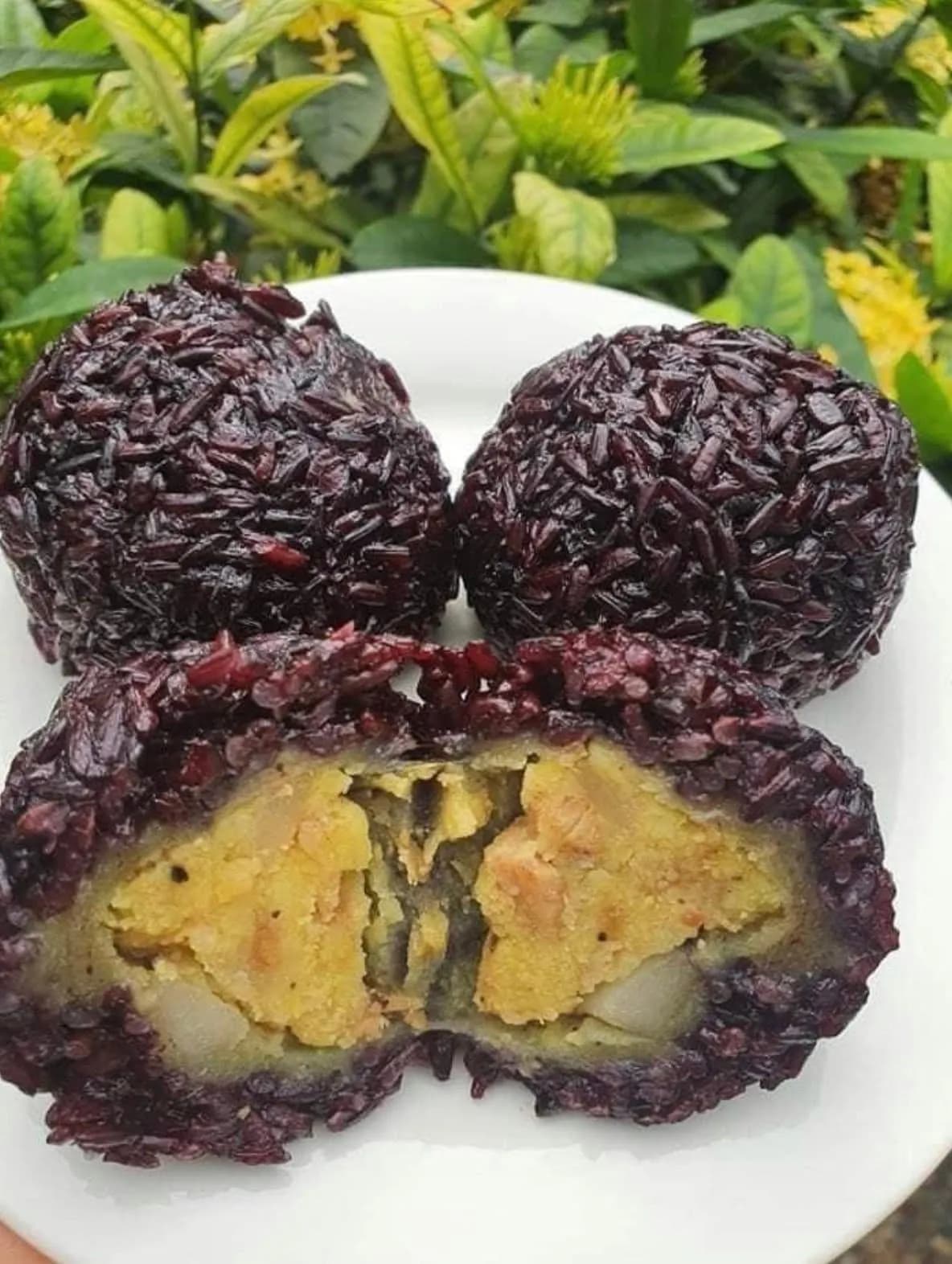 Xôi khúc (nếp cẩm / nếp thường) 1
