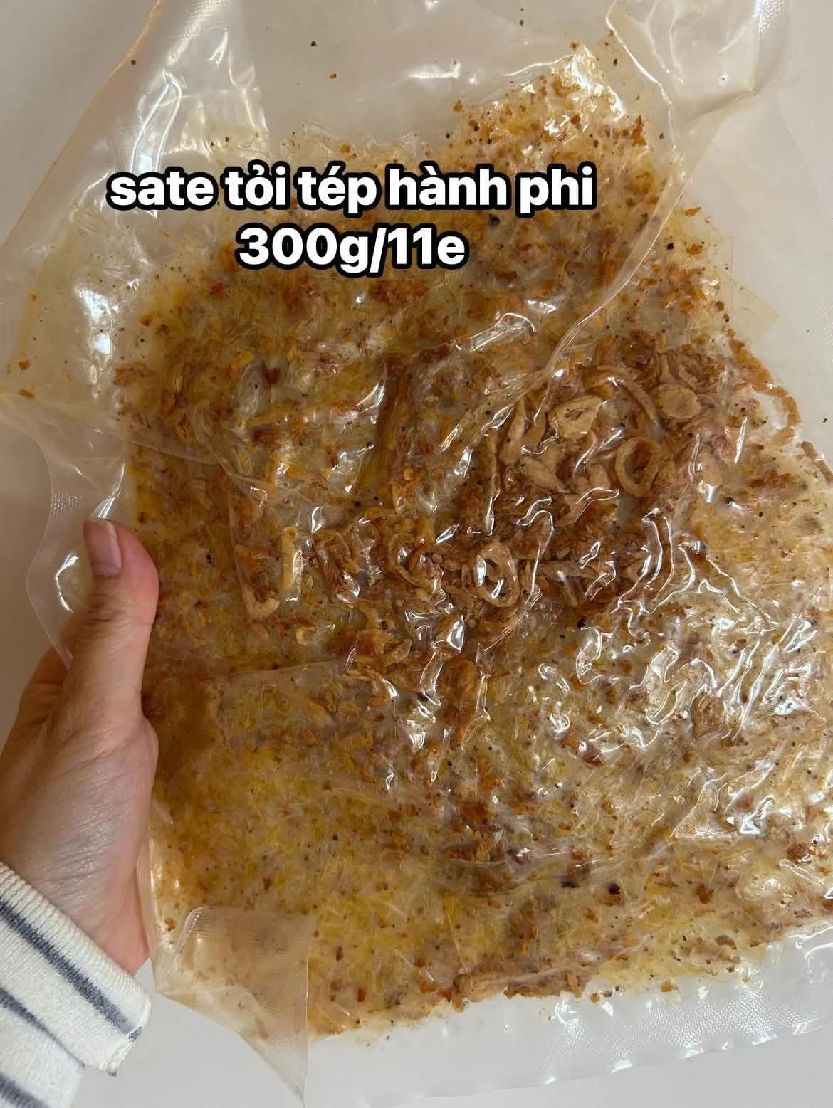 Bánh tráng sả tế tỏi tép hành phi (300g)