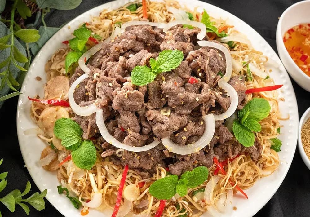 Nộm hoa chuối vó bò