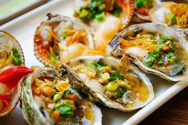 Hàu nướng mỡ hành (1 con)