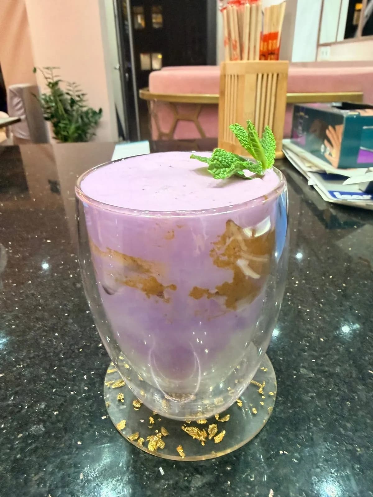 Trà sữa khoai môn trân châu
