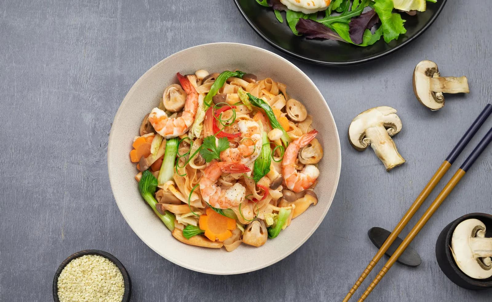 Phở xào tôm