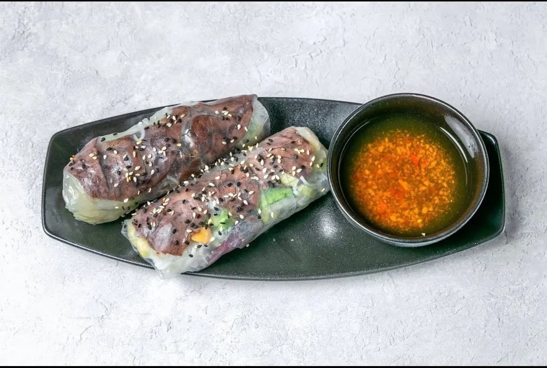 Gỏi cuốn thịt bò 1