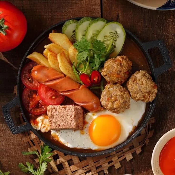 Bánh mì bò chảo 1