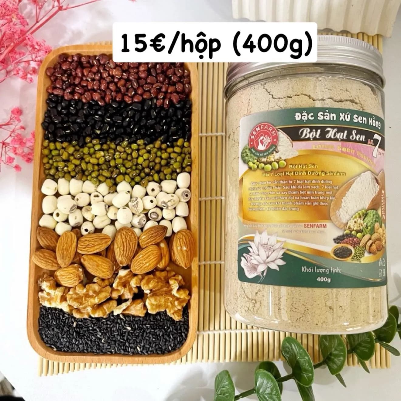 Bột 7 loại hạt dinh dưỡng( hộp 400gr) 1