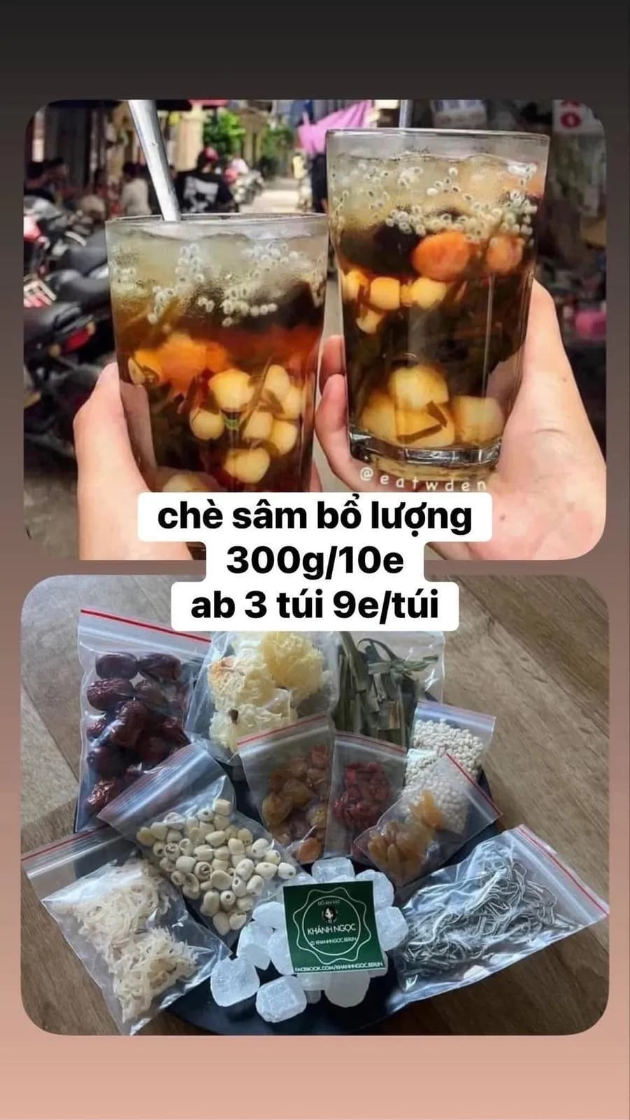 Set chè sâm bổ lượng