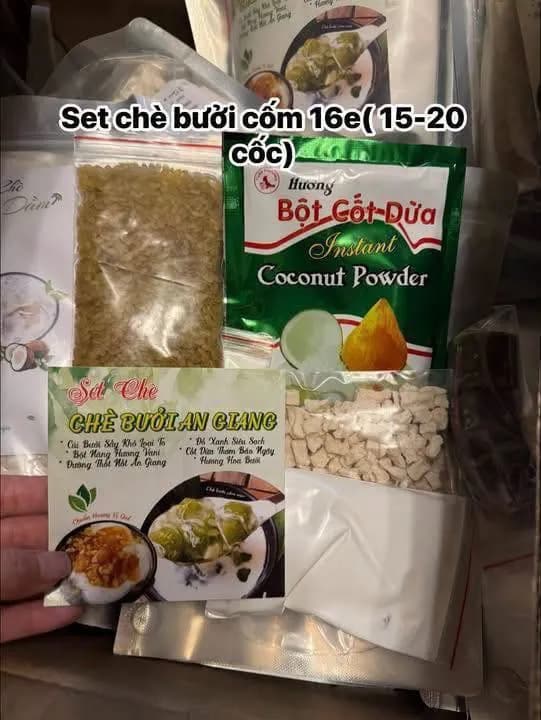 Set chè bưởi cốm 1