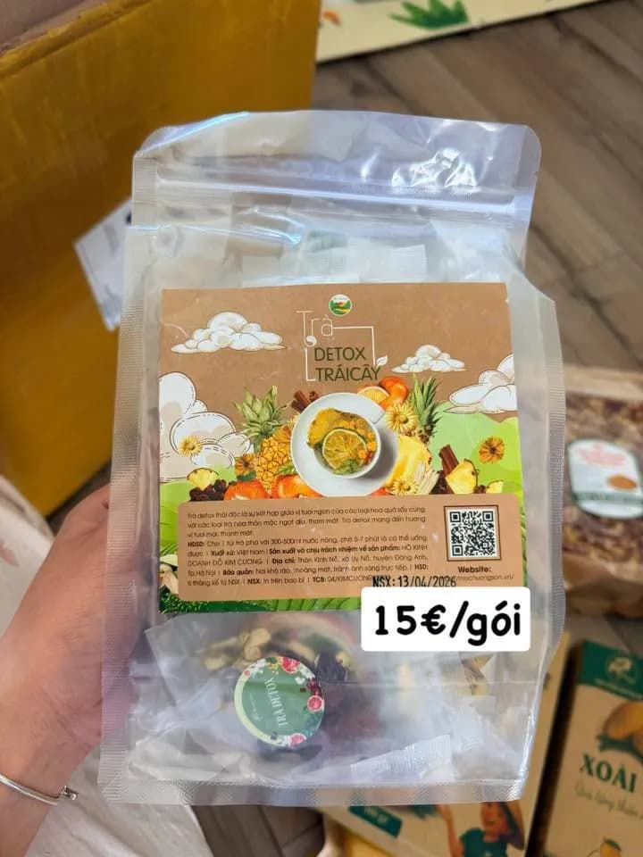 Trà detox trái cây (gói) 1