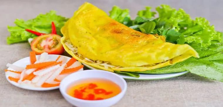 Bánh xèo chay 1