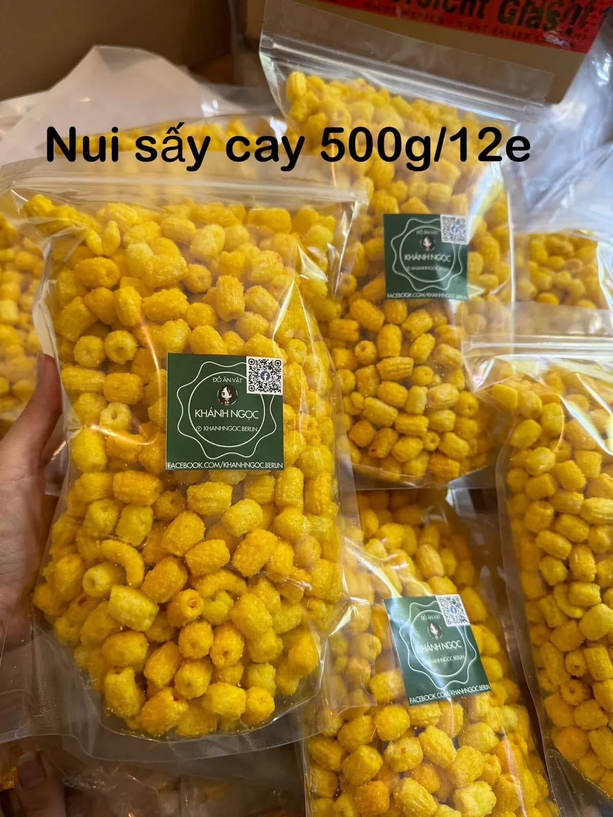 Nui sấy cay (500gr)