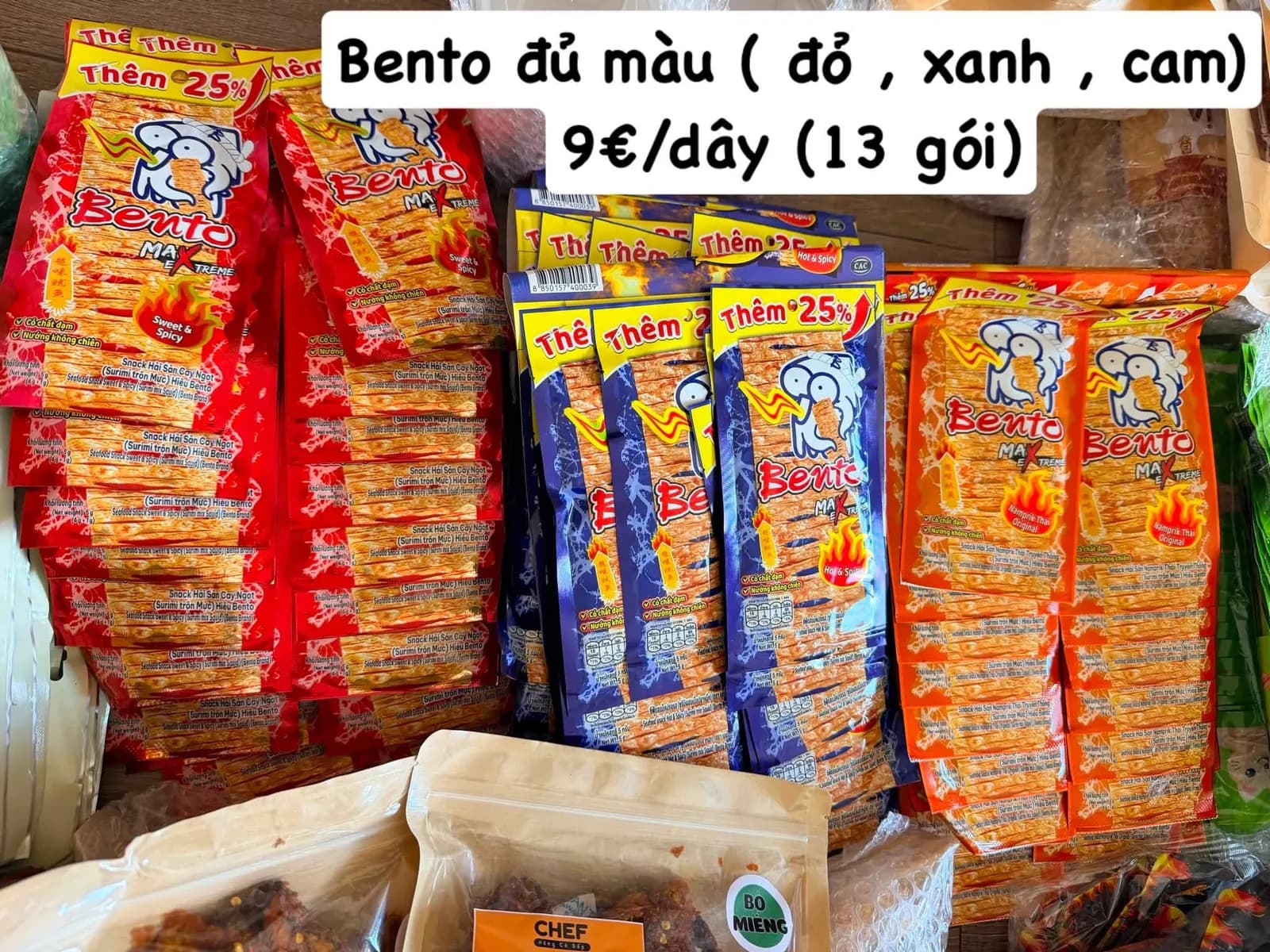 Bento đủ màu (13 gói) 1