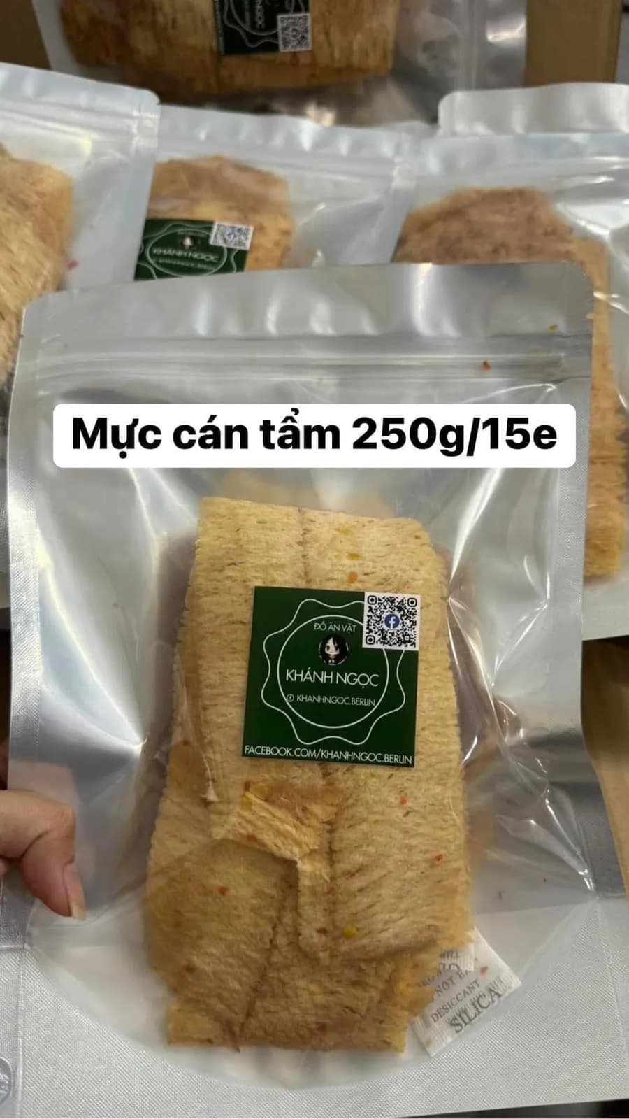 Mực cán tẩm (250gr) 1