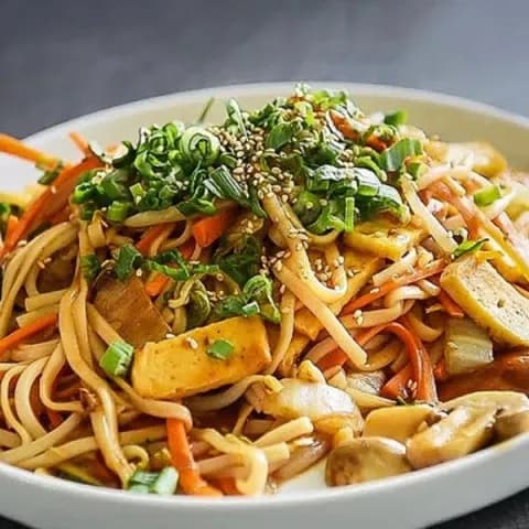 Mì xào sốt lạc - hausgematem seitan 1