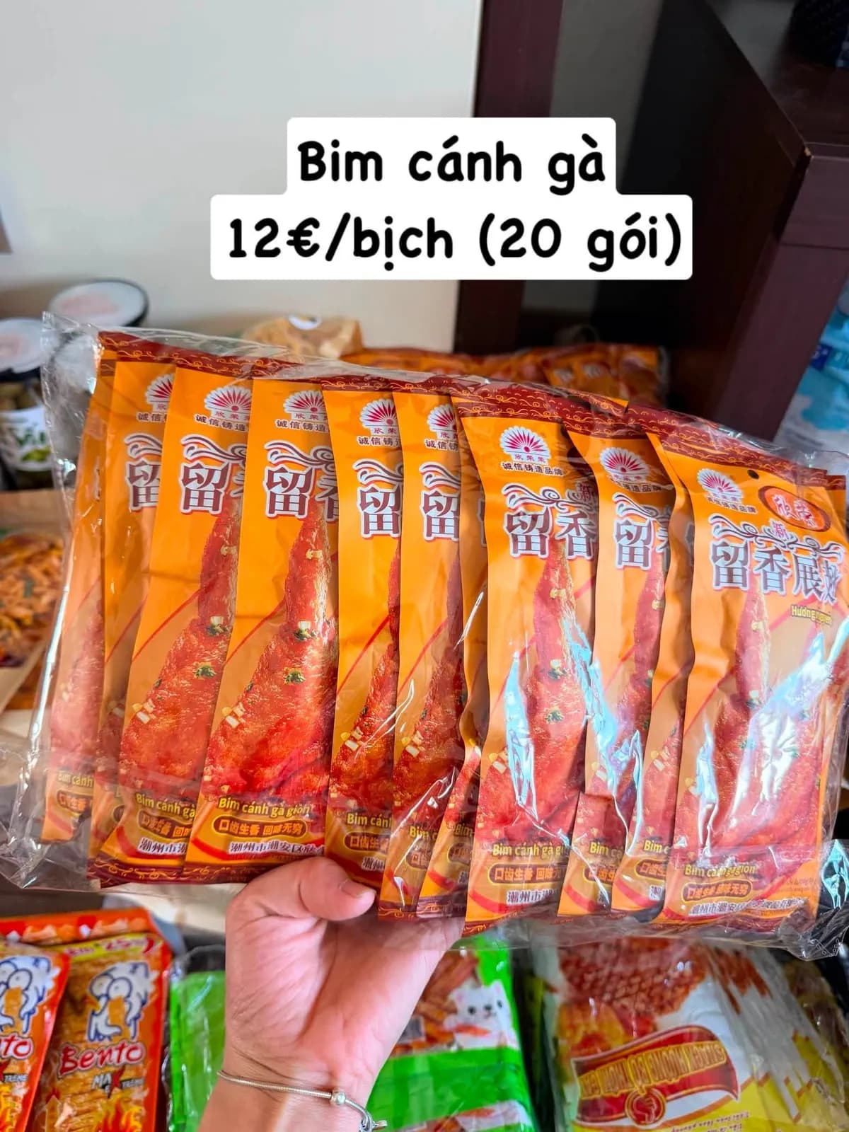 Bim bim cánh gà (20 gói)
