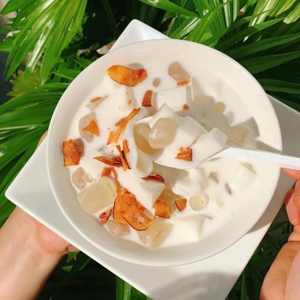 Chè dừa dầm hạt đác 1