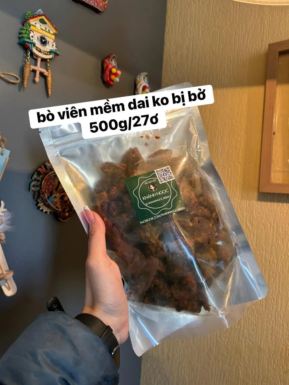 Bò viên mềm dai (500gr)