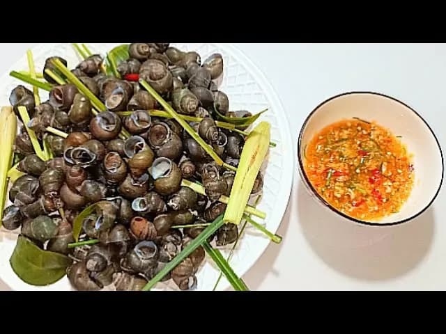 Ốc gạo hấp sả (ab)