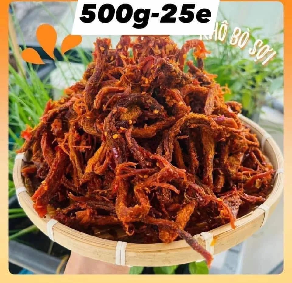Khô bò sợi(500gr)