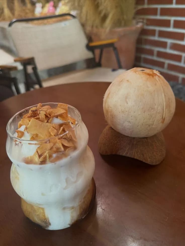 Cà phê cốt dừa