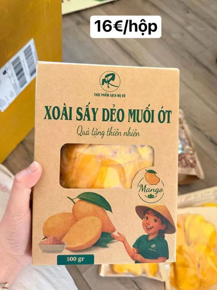 Xoài sấy dẻo muối ớt 1