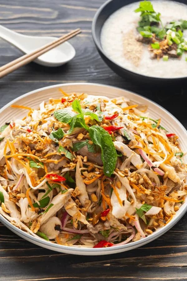 Gà nấm tuyết