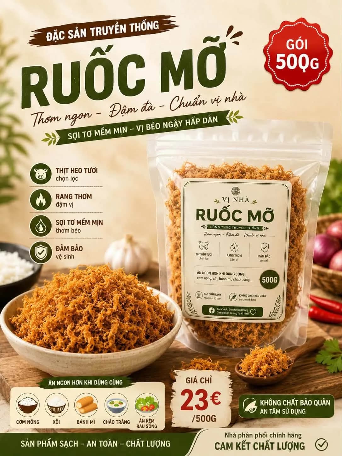 Ruốc mỡ (500g)