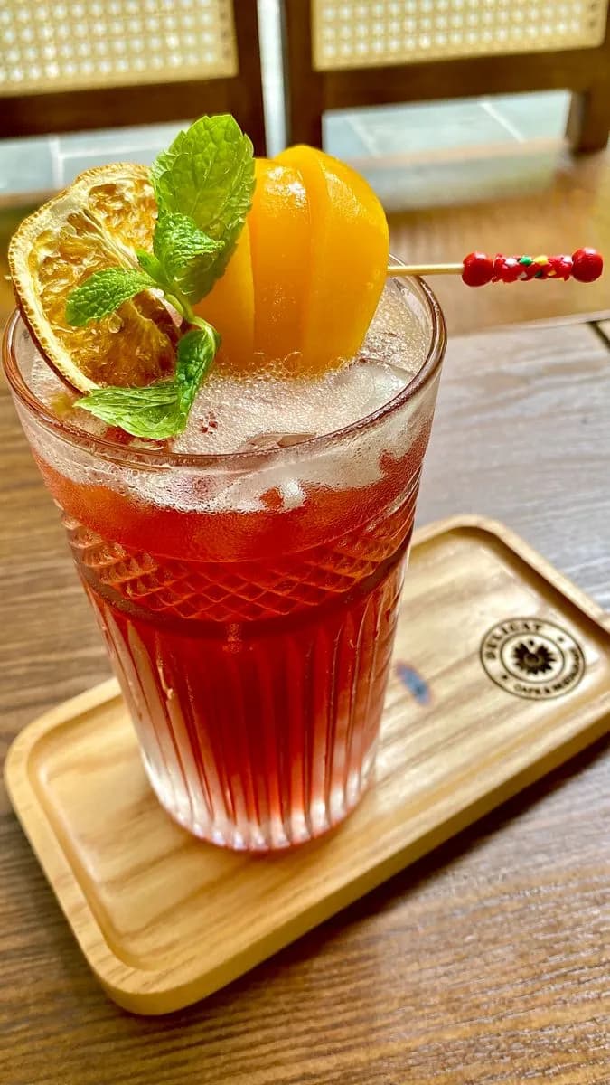 Trà đào cam sả