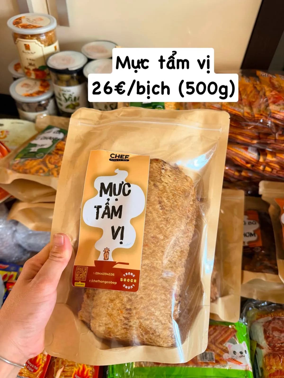 Mực tẩm vị (500gr) 1
