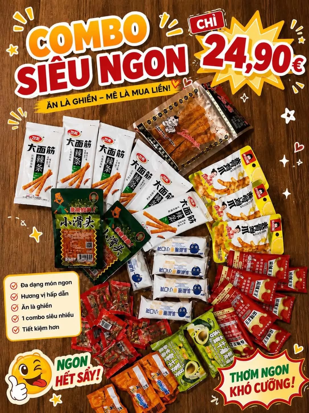 Combo 2 (khoảng 43 items) Best seller