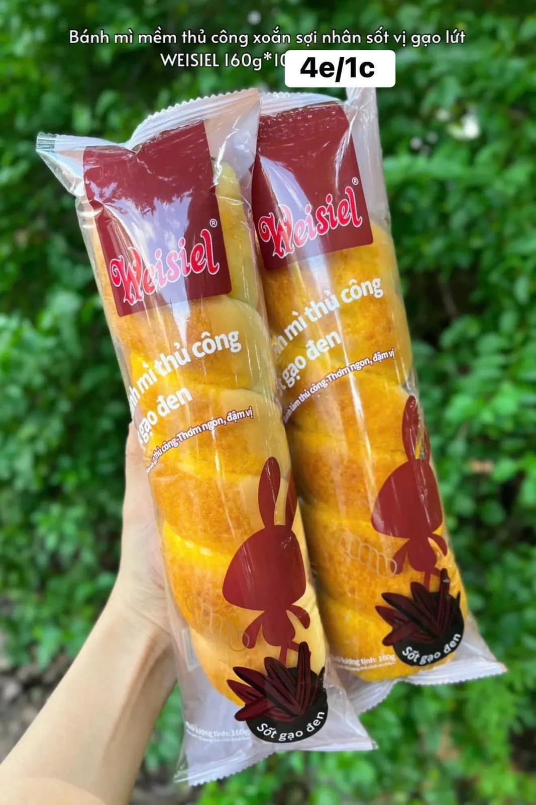 Bánh mì sợi nhân sốt vị gạo lứt 1
