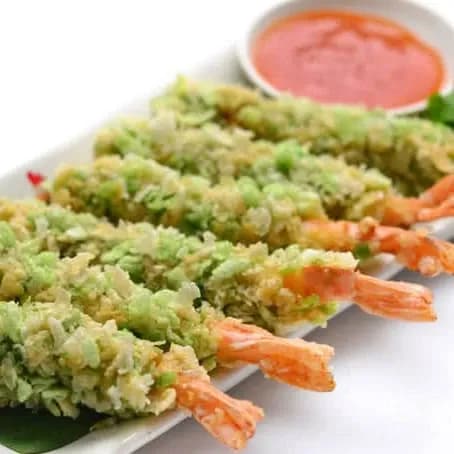 Tôm chiên cốm 1