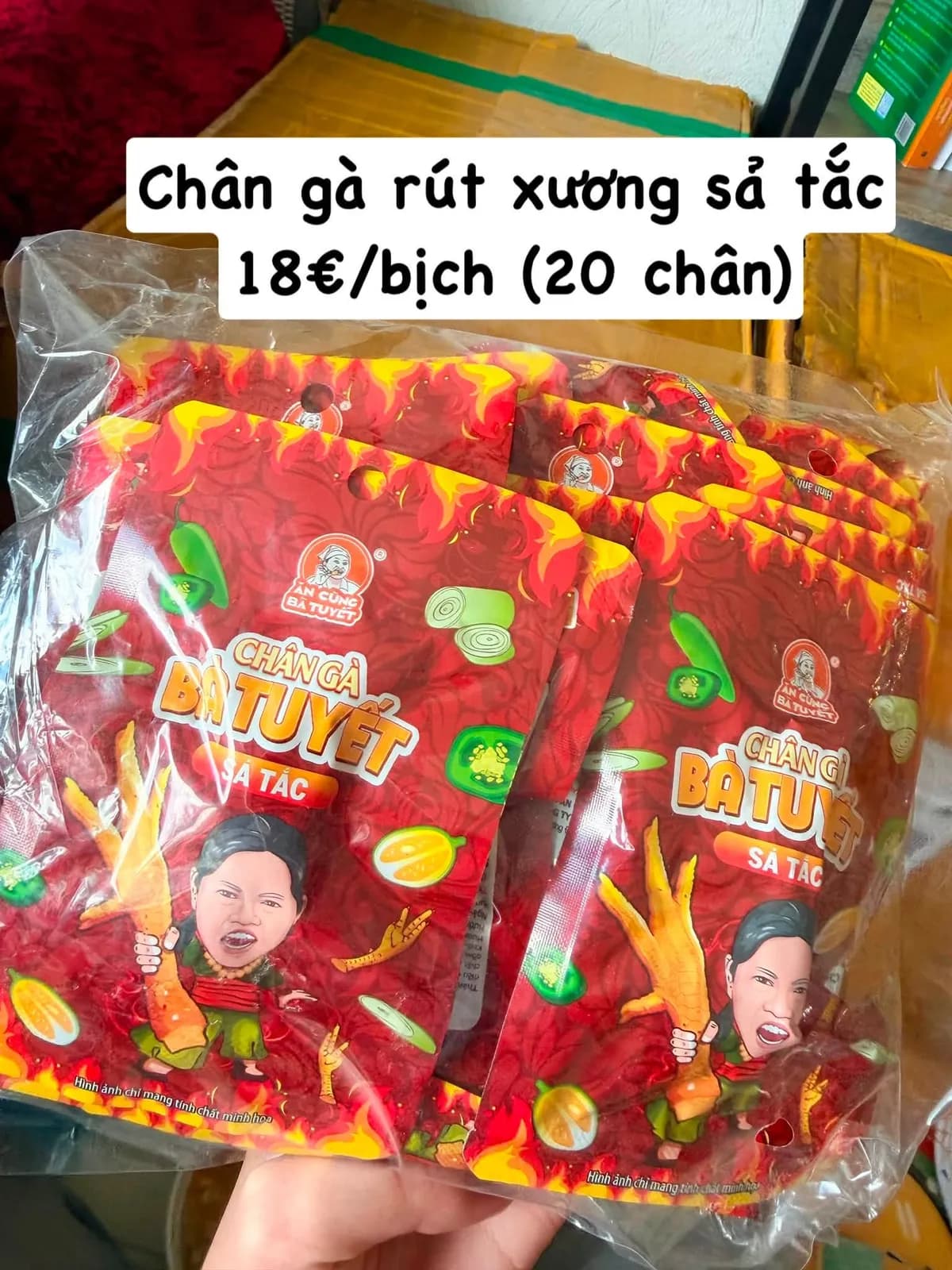 Chân gà rút xương sả tắc ( 20 chân ) 1