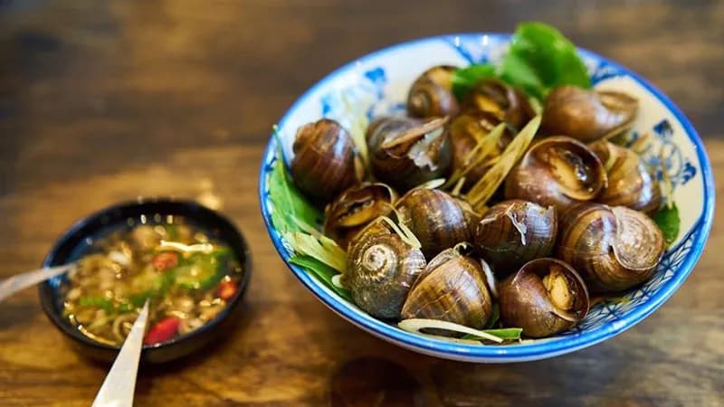 Ốc mít hấp chanh xả