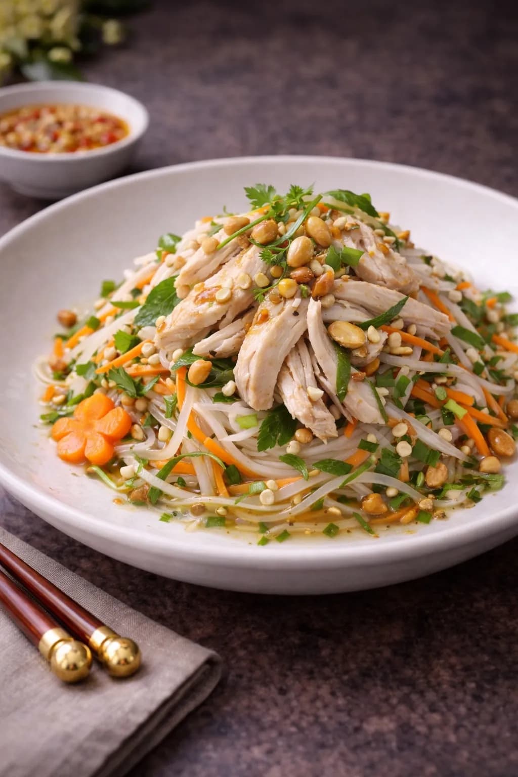 Gỏi su hào gà 1
