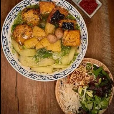 Bún cá vegan 1