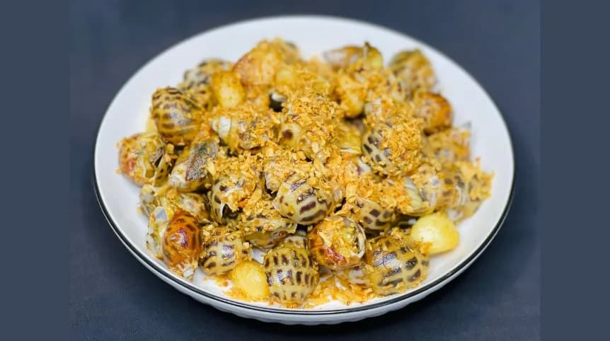 Ốc hương cháy tỏi