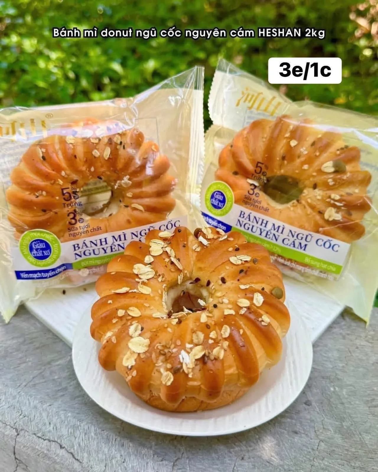 Bánh mì donut ngũ cốc