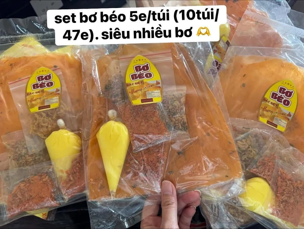 Set bánh tráng bơ béo ( 5 túi)