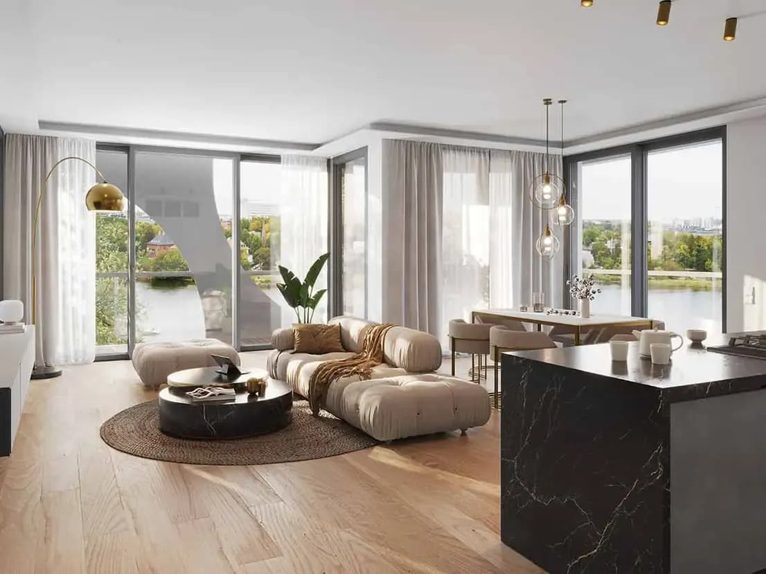 3-Zimmer-Erdgeschosswohnung mit Süd-Terrasse 2