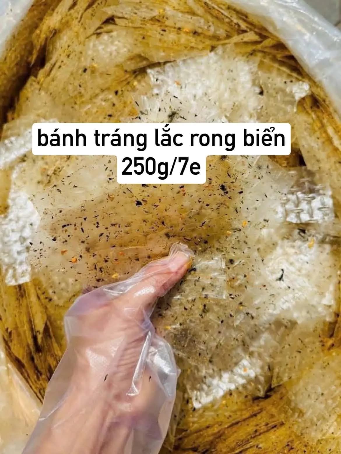 Bánh tráng lắc rong biển (250gr)