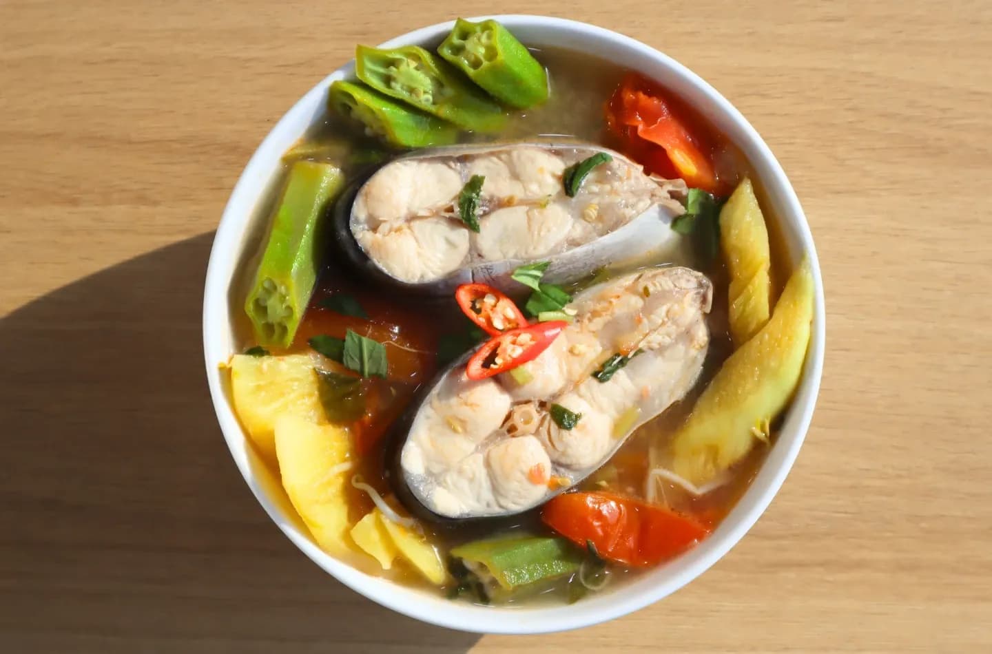 Canh chua cá Basa 1