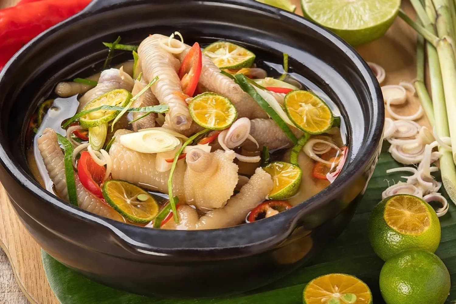 Chân gà sả tắc
