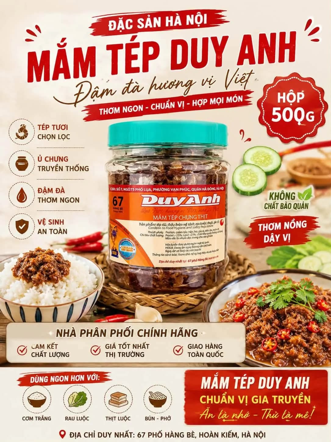 Mắm tép (500g)