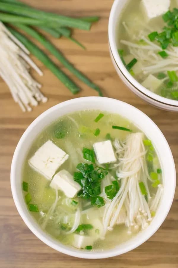 Soup nước dừa Tofu 1