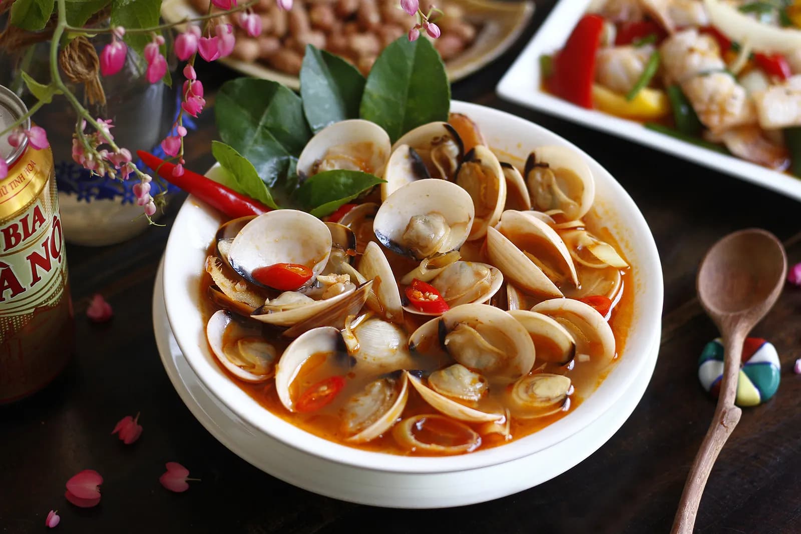 Ngao hấp thái (ab)