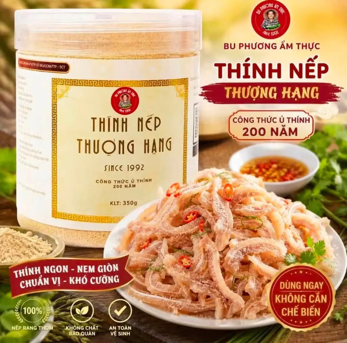 Thính gạo nếp( hộp)